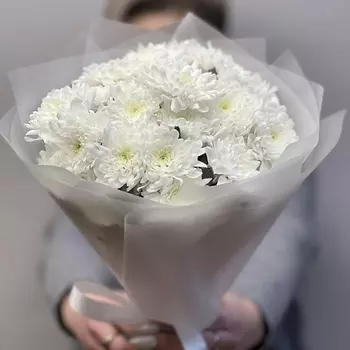 КОЛИБРИ ЦВЕТОЧНЫЙ САЛОН Букет из кустовых хризантем