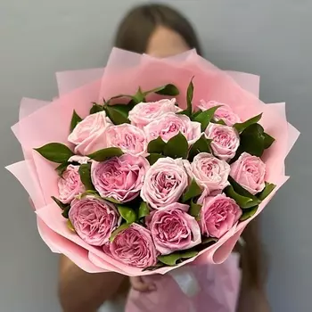 КОЛИБРИ ЦВЕТОЧНЫЙ САЛОН Букет из пионовидной розы