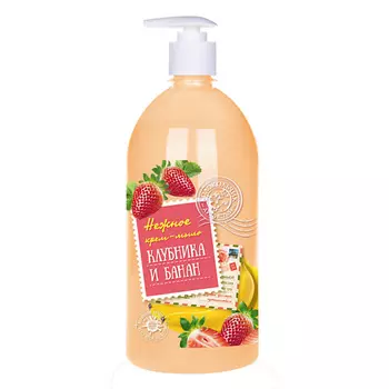 КОЛОКОЛЬЧИК ДУШИСТЫЙ Крем-мыло Клубника и банан 1000.0