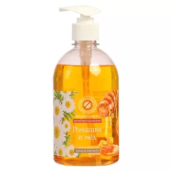 КОЛОКОЛЬЧИК ДУШИСТЫЙ Жидкое мыло natural extracts Антибактериальное Ромашка и Мёд