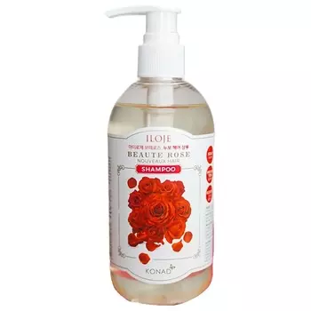 KONAD ILOJE BEAUTE ROSE NOUVEAUX HAIR SHAMPOO Укрепляющий шампунь для волос с ароматом розы 300.0