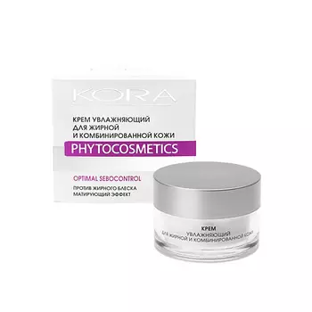 KORA Крем увлажняющий для жирной и комбинированной кожи 50.0