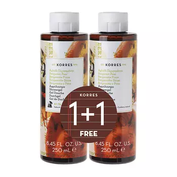 KORRES Набор гелей для душа "Бергамот и Груша"