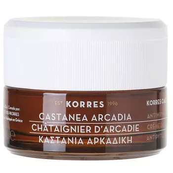 KORRES Ночной укрепляющий крем против морщин для всех типов кожи Castanea Arcadia