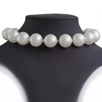 KOSHIKA Бусы Хлопковый Жемчуг