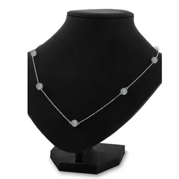 KOSHIKA Колье Оксфорд длинное кошачий глаз