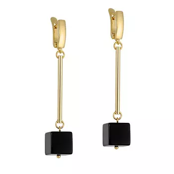 KOSHIKA Серьги из кубика Агата