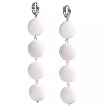 KOSHIKA Серьги красные Го