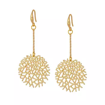 KOSHIKA Серьги Ветвистые диски