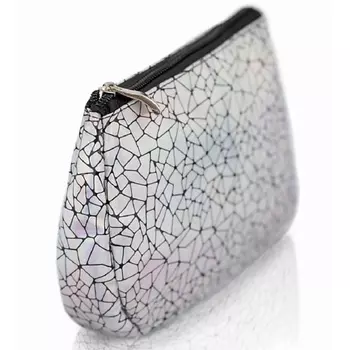 KOSMOSHTUCHKI Неоновая косметичка Лодочка средняя "Стекло битое малое"