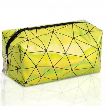 KOSMOSHTUCHKI Неоновая косметичка прямоугольная Стекло битое