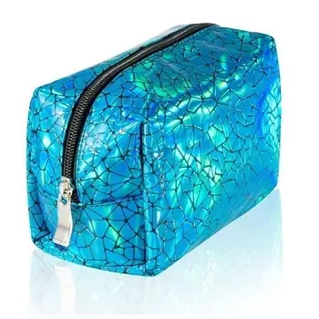 KOSMOSHTUCHKI Неоновая косметичка прямоугольная Стекло битое малое