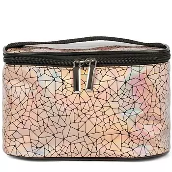 KOSMOSHTUCHKI Неоновая косметичка торба средняя Кубики