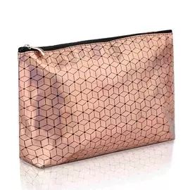 KOSMOSHTUCHKI Неоновая косметичка трапеция средняя "Кубики"