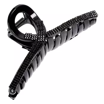 KOSMOSHTUCHKI Заколка краб для волос Петелька со стразами