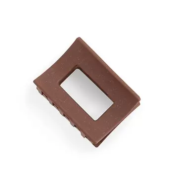 KOSMOSHTUCHKI Заколка - краб для волос прямоугольный малый БИО