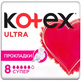 KOTEX Прокладки гигиенические Ультра сетч Супер