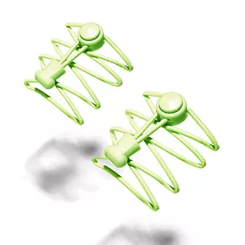 КРАСНАЯ ЖАРА Эластичные шнурки 100 см "Спортивный клуб"