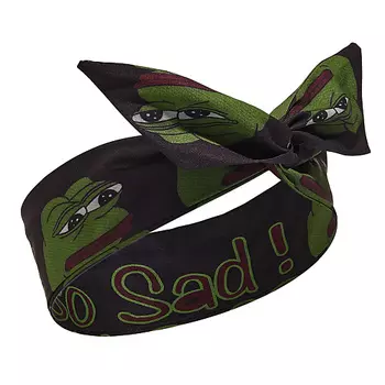 КРАСНАЯ ЖАРА Повязка на голову "Смайли"