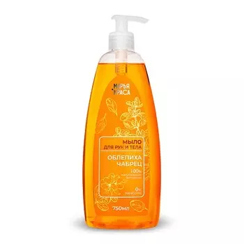 KRASSA Марья-Краса Мыло для рук и тела "Облепиха+Чабрец" 750.0