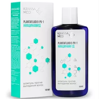 KRASSA MED Шампунь против выпадения волос "НИАЦИНАМИД" 150.0