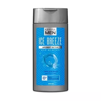 KRASSA MEN Ice Breeze Гель для душа для лица и тела 250.0