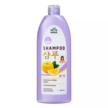 KRASSA PHYTOMANIA Шампунь для волос тонизирующий Рисовая вода + Юдзу 600.0