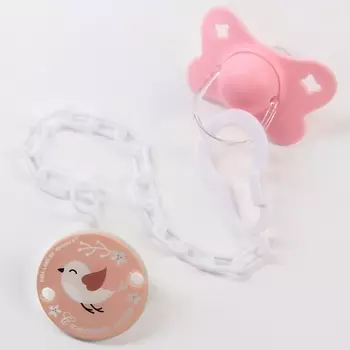 КРОШКА Я Держатель для пустышки на цепочке «Счастье есть»