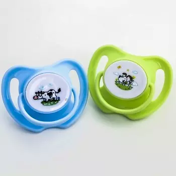 КРОШКА Я Пустышка ортодонтическая с колпачком от 6 месяцев