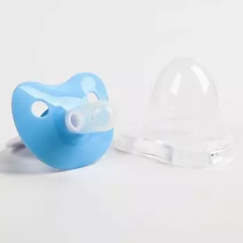 КРОШКА Я Пустышка силиконовая анатомическая с колпачком от 0 до 3 месяцев