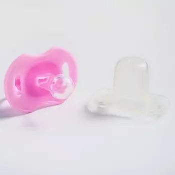 КРОШКА Я Пустышка силиконовая классическая с колпачком от 0 до 6 месяцев