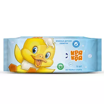КРЯ-КРЯ Влажные детские салфетки, АЛОЭ ВЕРА