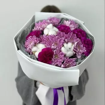 КРЫМ ФЛОРА Авторский букет из хризантемы