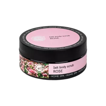 КРЫМСКАЯ НАТУРАЛЬНАЯ КОЛЛЕКЦИЯ Соляной скраб для тела с крымской розой, глубокое очищение и питание 200.0