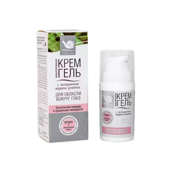 КРЫМСКАЯ НАТУРАЛЬНАЯ КОЛЛЕКЦИЯ Крем-гель для области вокруг глаз с муцином улитки 15.0