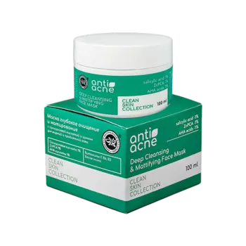 КРЫМСКАЯ НАТУРАЛЬНАЯ КОЛЛЕКЦИЯ Маска глубокое очищение и матирование anti-acne 100.0
