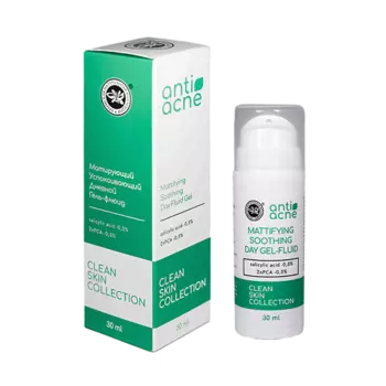 КРЫМСКАЯ НАТУРАЛЬНАЯ КОЛЛЕКЦИЯ Матирующий гель-флюид для жирной и проблемной кожи anti-acne 30.0