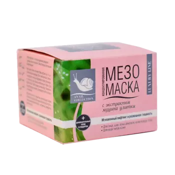 КРЫМСКАЯ НАТУРАЛЬНАЯ КОЛЛЕКЦИЯ Мезо-Маска для лица с муцином улитки 50.0