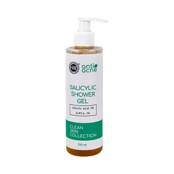 КРЫМСКАЯ НАТУРАЛЬНАЯ КОЛЛЕКЦИЯ Салициловый гель для душа для проблемной кожи anti-acne 250.0