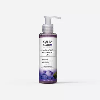 KULTA KORI ГЕЛЬ ДЛЯ УМЫВАНИЯ ANTI-ACNE С ЭКСТРАКТОМ ЧЕРНИКИ 150.0