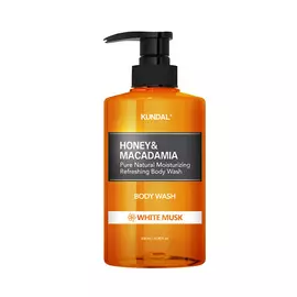 KUNDAL Гель для душа Белый мускус Honey & Macadamia Body Wash