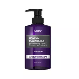 KUNDAL Кондиционер для волос Цветок вишни Honey & Macadamia Treatment