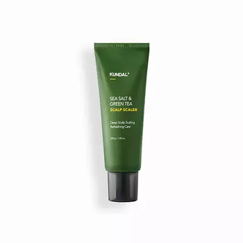 KUNDAL Пилинг для кожи головы с морской солью и зеленым чаем Sea Salt & Green Tea Scapl Scaler