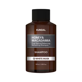 KUNDAL Шампунь для волос Белый мускус Honey & Macadamia Shampoo