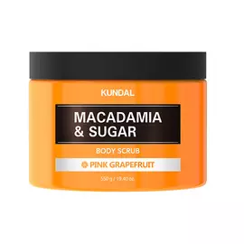 KUNDAL Скраб для тела Розовый грейпфрут Macadamia & Sugar Body Scrub