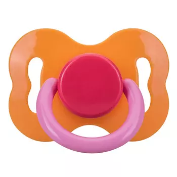 КУРНОСИКИ Соска-пустышка латексная классическая "Бантик",0+