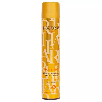 L'ACTONE Лак для волос профессиональный Mega Strong 5 400.0