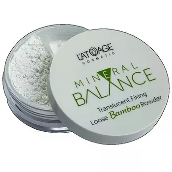 L'ATUAGE COSMETIC Пудра минеральная Mineral Balance рассыпчатая бамбуковая