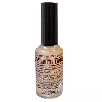 L'ATUAGE COSMETIC Средство для ногтей ПИТАНИЕ MULTIVITAMIN BOMB 9.0