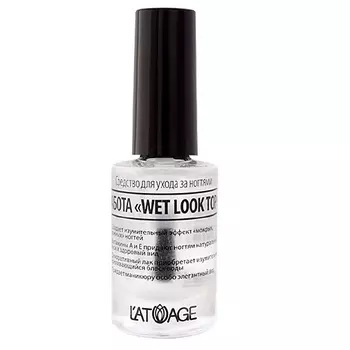 L'ATUAGE COSMETIC Средство для ногтей ЗАБОТА WET LOOK TOP 9.0